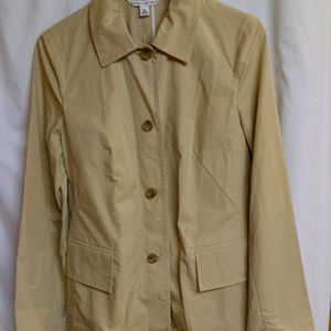 Banana-Republic-Khaki-Tan-Jacket-Rain-Coat